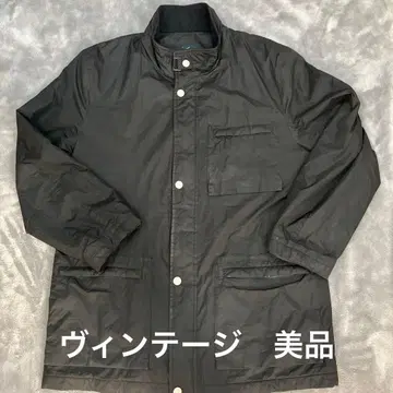 LACOSTE 블랙 자켓 아우터 빈티지 구제 의류 M 남성용 블랙