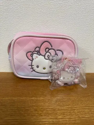 [미사용 50주년 키티] 파우치 키링