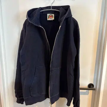 BARBARIAN 네이비 풀 집업 후드티 M