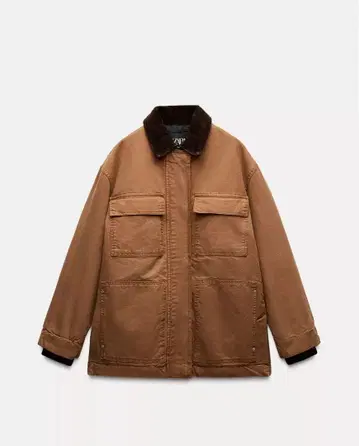 ZARA 대비 컬러 퀼팅 자켓 XS 사이즈