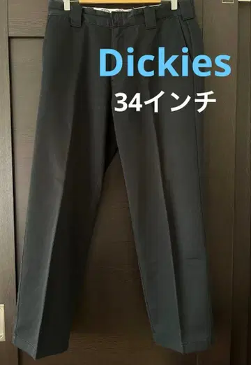 Dickies 디키즈 남성용 워크 팬츠 블랙 34인치