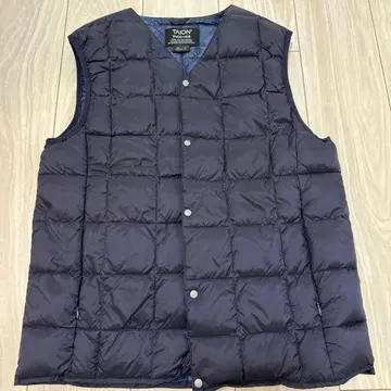 TAION 네이비 다운 베스트 M