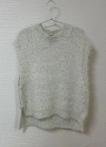 tomber du ciel 니트 베스트 화이트 계열 S