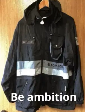 BE AMBITION 마운틴 후드티 나일론 자켓