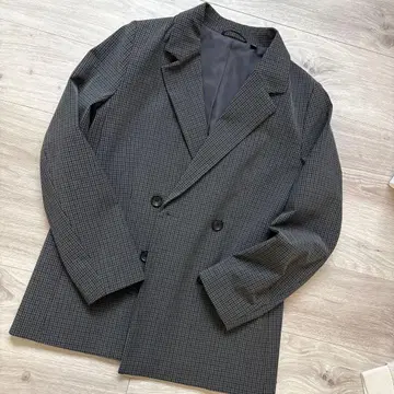 더블 브레스트 체크 자켓 2025