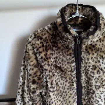 [ cantwo ] 레오파드 무늬 블루종 아우터 프리 사이즈