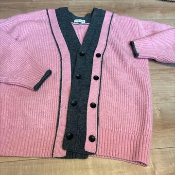 MAISON SPECIAL 버튼 가디건 남녀 공용