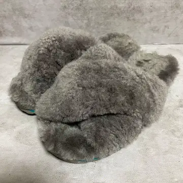 [ 에뮤 오스트레일리아 ] (22) 퍼 샌들 메이베리 그레이 슬리퍼