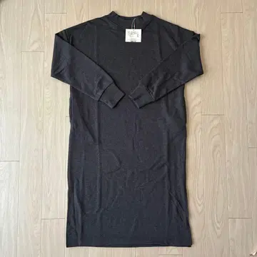 데셍 코튼 긴팔 원피스