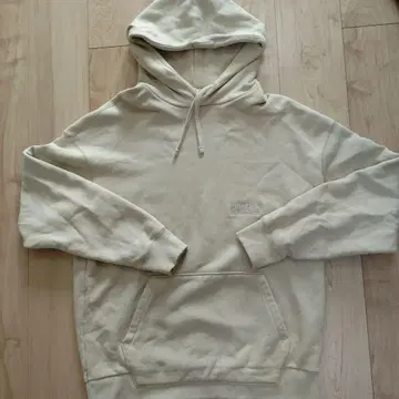 PUMA 크림색 후드티 L