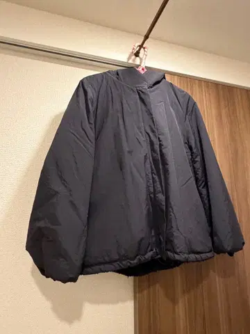 Chico 후드 부착 리버서블 아우터 블랙