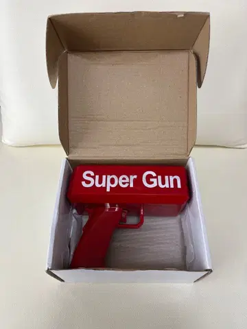 슈퍼 건 빨간색 돈다발 포함