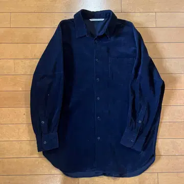 GRANDMA MAMA DAUGHTER 코듀로이 셔츠 네이비