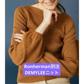 새상품급 론 헤르만 별주 데밀 리브 니트 브라운