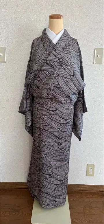 [ 빅 사이즈 ] 시크한 그레이 계열 코몬 순수 실크