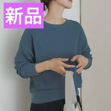 새상품 URBAN RESEARCH DOORS 롱 슬리브 T셔츠 블루