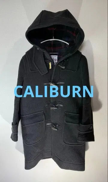 CALIBURN 여성용 더플 코트 영국제 세탁 완료 34/XS