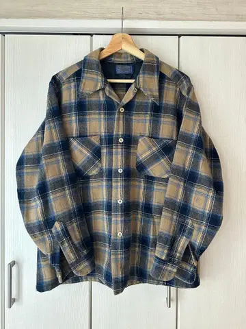 11/30까지 게재 Pendleton 보드 셔츠 70's XL 좋은 배색