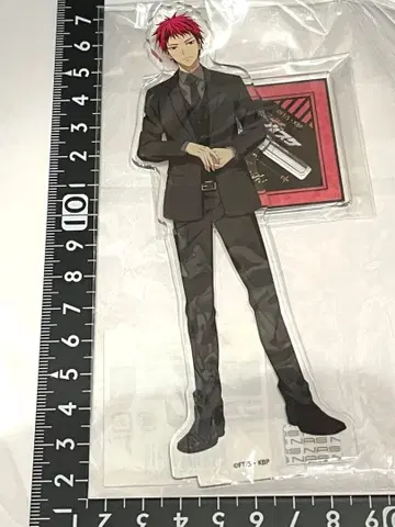 쿠로코의 농구 나카가이 블랙 수트 2023 아크릴 스탠드 아카시 세이쥬로