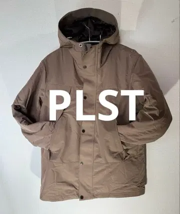PLST 플라스테 후디 코트 탈부착 라이너 베이지 [새상품급] M