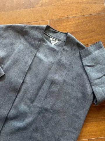 론 헤르만 그레이 오픈 프론트 가디건