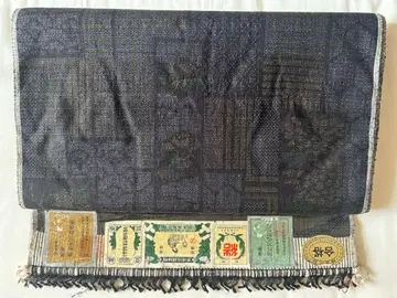 [새상품 옷감] 중요 무형 문화재 본고장 유키쓰무기 실크 100%