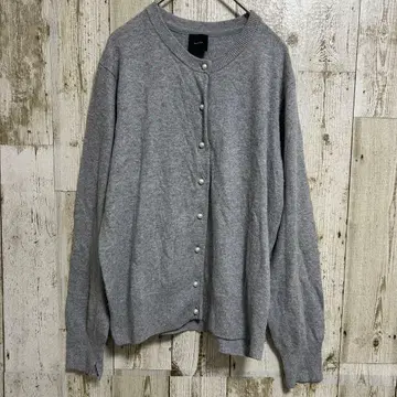 spick and span 가디건 양모 캐시미어 그레이 프리 사이즈