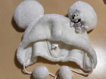 인기 디즈니 미키 마스코트 팬캡 화이트