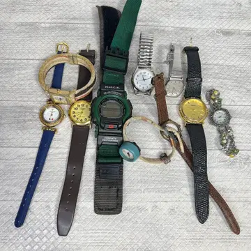 고장품 시계 10개 모음 관리번호 111 G-SHOCK CITIZEN 등