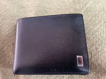 블랙 접이식 지갑 카드 포켓 6개