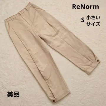 새상품급 ReNorm 리노옴 베이지 캐주얼 팬츠 S 작은 사이즈