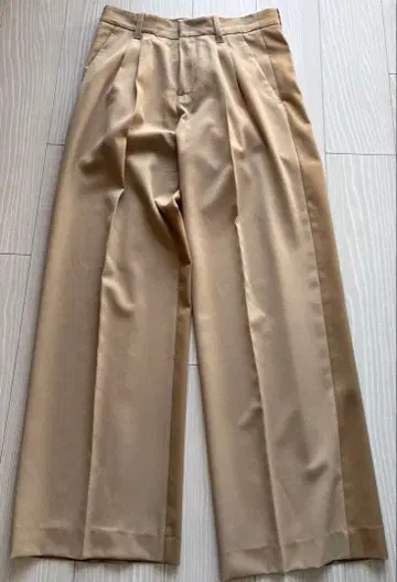 ZARA STUDIO 한정판 컬렉션 베이지 와이드 팬츠