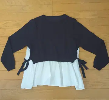 페플럼 도킹 니트 긴팔 상의 M