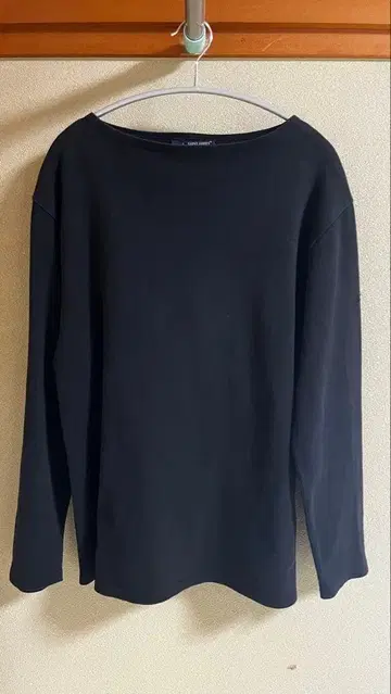 SAINT JAMES 블랙 긴팔 셔츠 티셔츠