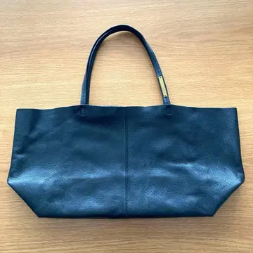 yucchino 유키노 가죽 토트백 블랙