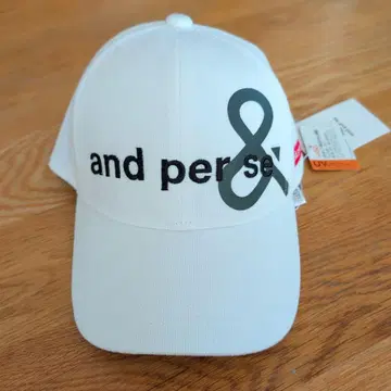 and per se 자수 로고 캡