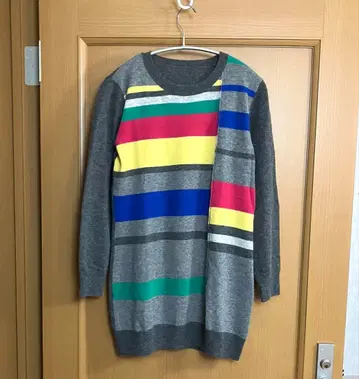 캐시미어 100% 스웨터 튜닉 L