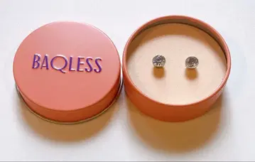 Baqless 귀걸이 ( 큐빅 지르코니아 6.0mm )