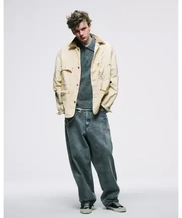 A.PRESSE VintageSilk Hemp CoverallJacket