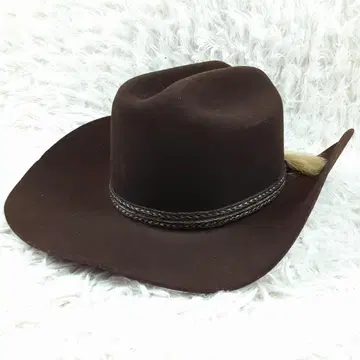새상품급 베일리 웨스턴 햇 브라운 브라운 7 1/4 4X 미국제
