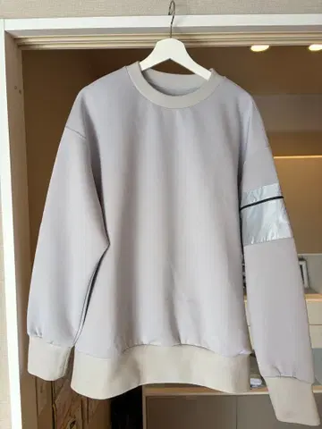 에스트네이션 OneGravity 더블 니트 라이트 그레이 맨투맨 XL