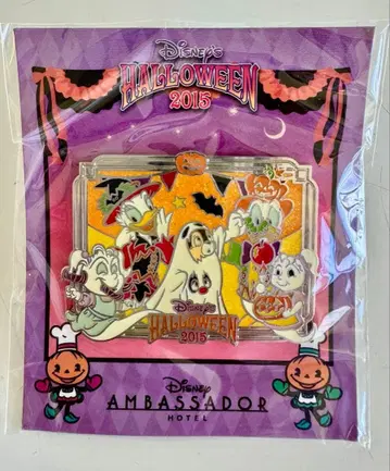 디즈니 할로윈 2015 핀 배지 3개 세트