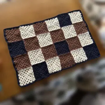 그래니 스퀘어 무릎 담요