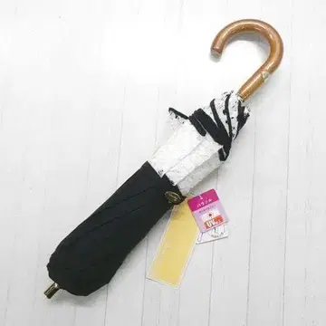 Beaurance 뷰런스 UV 가공 접이식 우산 양산 레이스 블랙