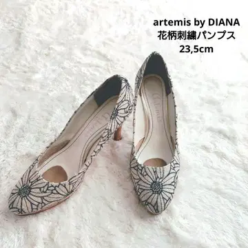 artemis by DIANA 꽃무늬 자수 펌프스 23.5cm