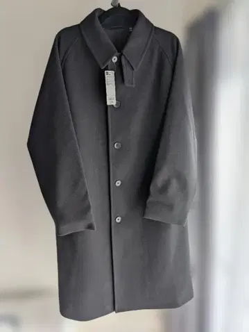 [택 포함 새상품] GU 코지 멜톤 발마칸 코트 블랙