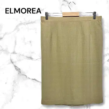 엘모아 타이트 실루엣 스커트 후크 지퍼 무릎 기장 F 사이즈