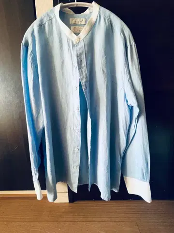 PILGRIM 스카이블루 긴팔 셔츠 L 사이즈 TOMORROWLAND