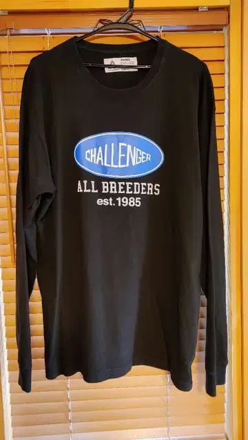 CHALLENGER 챌린저 롱T XXL 블랙 한정품 나가이 토모야