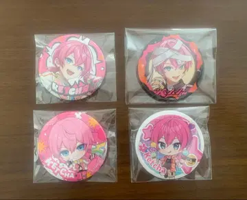 AMPTAK x COLORS 케차 캔뱃지 4개 세트